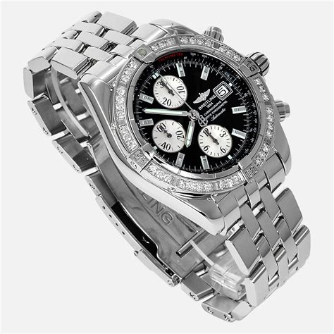 a13356 breitling chronomat|breitling evolution diamond bezel.